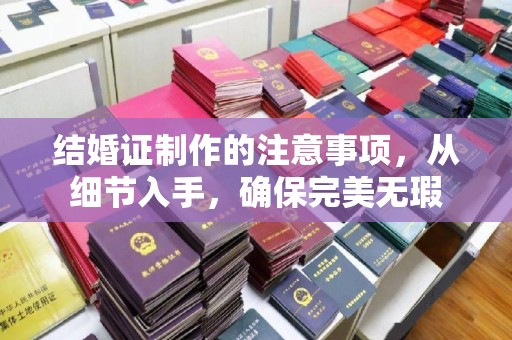 埤头结婚证制作的注意事项，从细节入手，确保完美无瑕