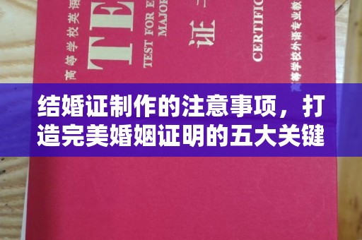埤头结婚证制作的注意事项，打造完美婚姻证明的五大关键点