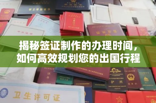 埤头揭秘签证制作的办理时间，如何高效规划您的出国行程