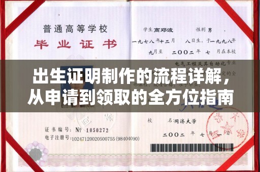 埤头出生证明制作的流程详解，从申请到领取的全方位指南
