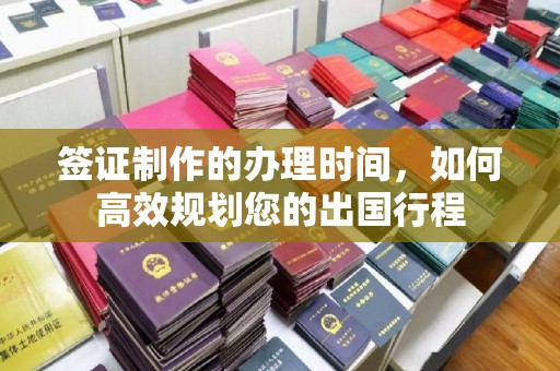 埤头签证制作的办理时间，如何高效规划您的出国行程