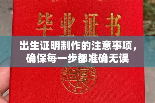 埤头出生证明制作的注意事项，确保每一步都准确无误