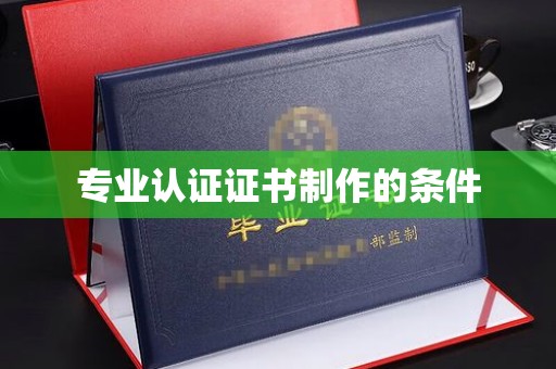 埤头专业认证证书制作的条件