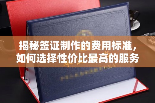 埤头揭秘签证制作的费用标准，如何选择性价比最高的服务？