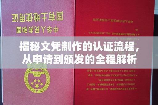 埤头揭秘文凭制作的认证流程，从申请到颁发的全程解析