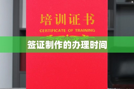 埤头签证制作的办理时间